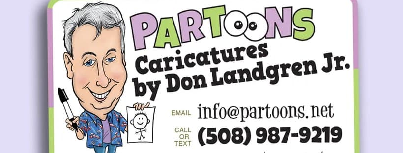 Partoons: Caricatures by Don Landgren Jr. cover