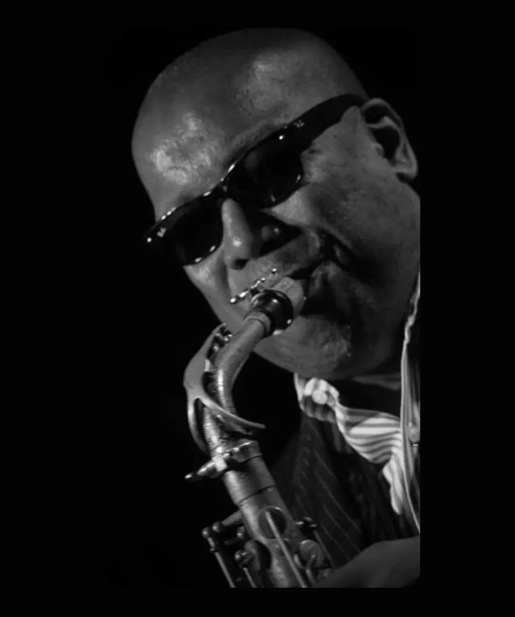 Saxophonist Bradford Hayes