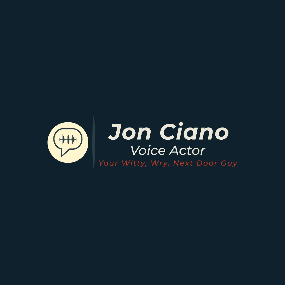 Jon Ciano Professional Voice Actor