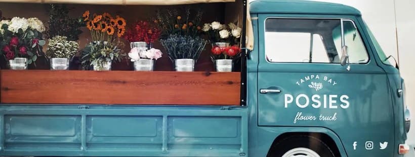 Posies Flower Truck cover
